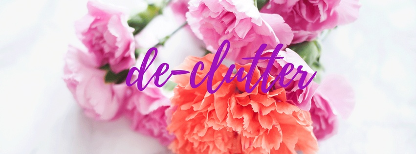 declutter fresh flowers