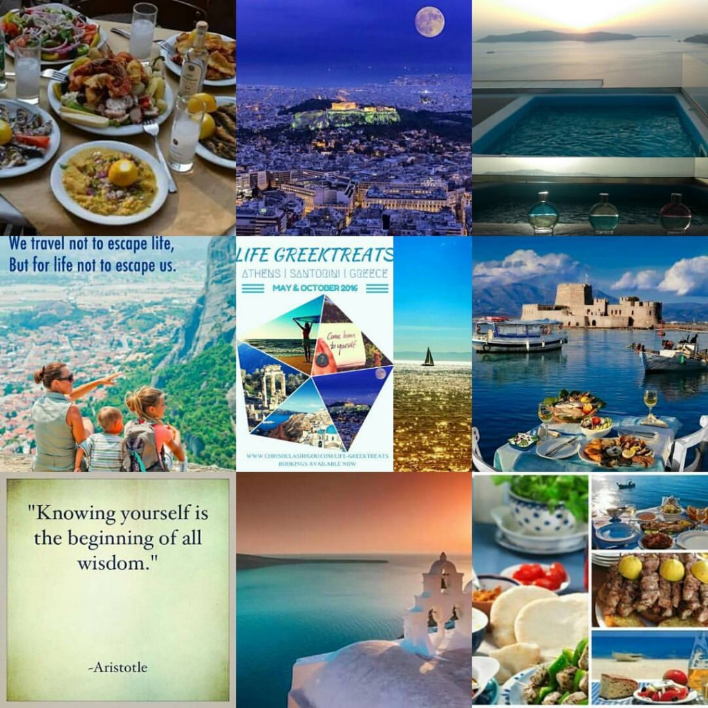 collage athens santorini greektreats